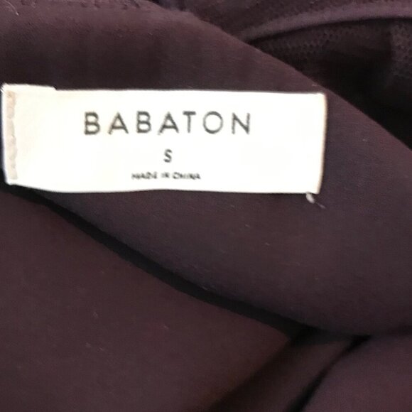 Aritzia Babaton Lionel Maroon Sleeveless Top Size S - Picture 8 of 10